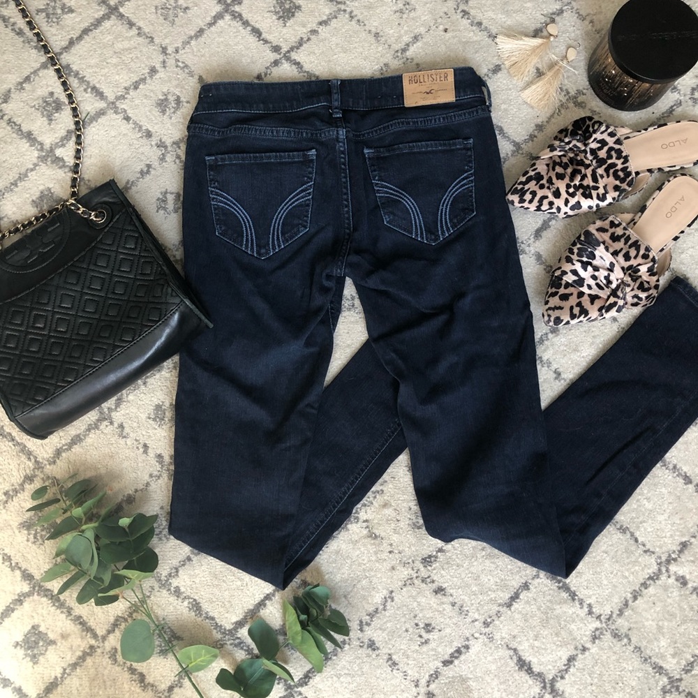 Dark blue skinny jeans